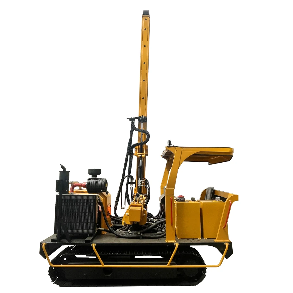 High quality and tech solar pile driver 6m solar pile driver with the best price can be equipped with hydraulic hammer engine
