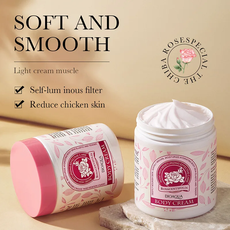 Beauty Products Vegan Flower Body Cream Rose and Osmanthus Moisturizing Lotion for Adult Skin