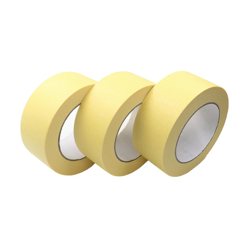 Magnetic Eyelash General Purpose Sharp Edge Wall Art Yellow Crepe Paper Masking Tape