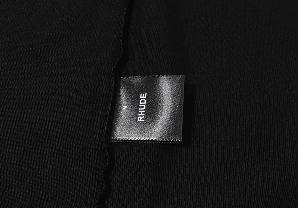 RHUDE racing formula F1 commemorative short-sleeved high-quality double yarn cotton short-sleeved T-shirt men and women