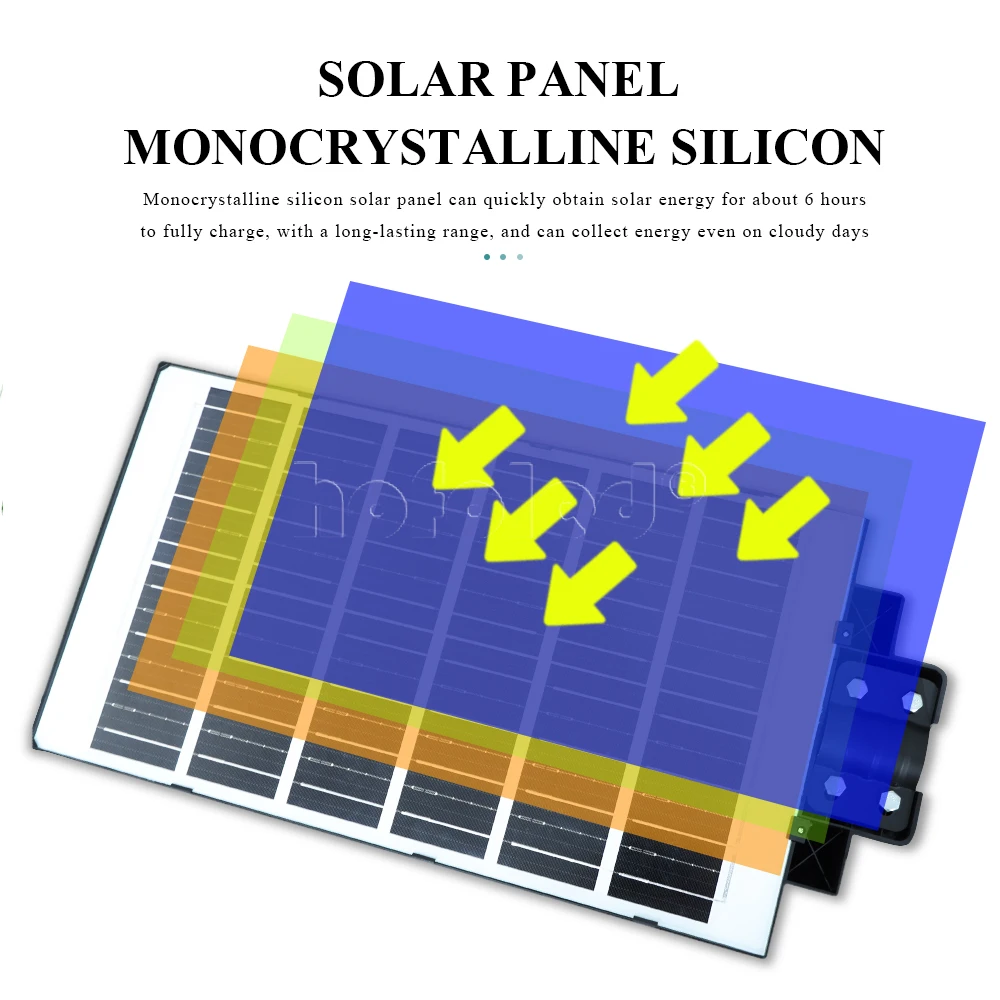 500W 1000W 1500 Wattage High Lumen Motion Sensor Solar Security Waterproof Outdoor Solar Powered Street Light