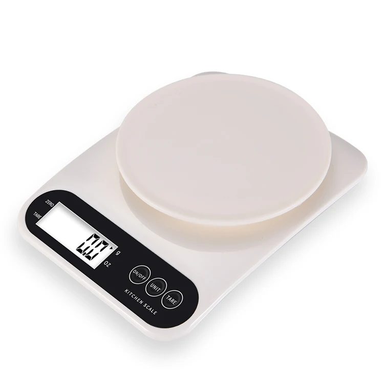 Food kitchen scale multifunctional food scale 10kg ABS plastic digital weighing kitchen scale