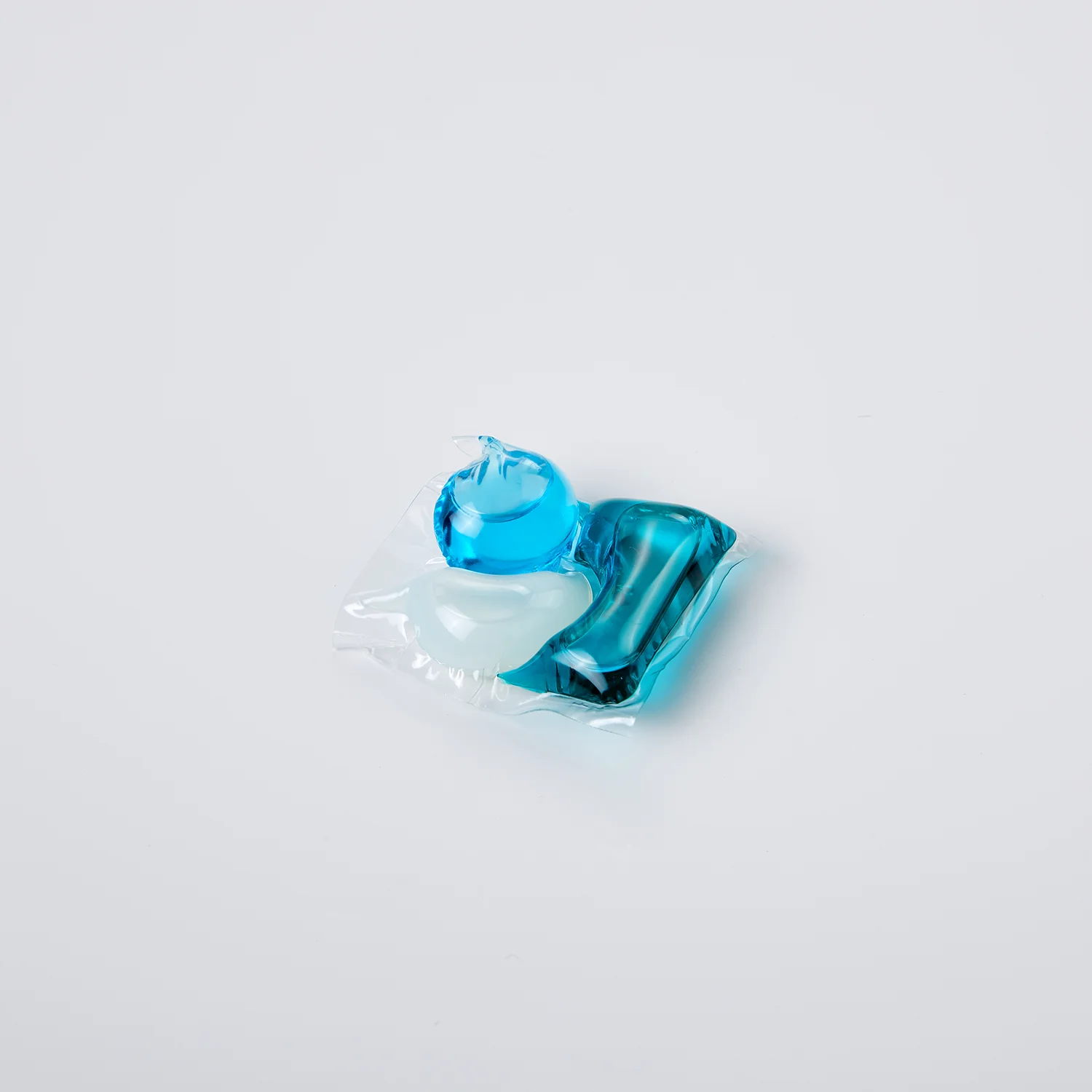 Two-Color 3-in-1 Active Substance 8x Concentrated 3D Feeling Laundry Coagulant Gel 12 Capsules Box Direct Factory Apparel
