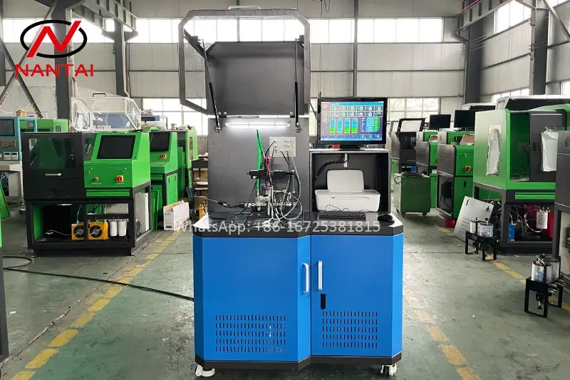 NANTAI NTI1000 NEW Design Diesel Injector Nozzle Test Bench Tester Common Rail Injector Test Bench with Printer QR Coding BIP