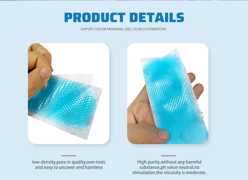 Trending Products 2024 New Arrivals Custom Cool Pad Fever Patch Cooling Gel Patch for Kids And Adult