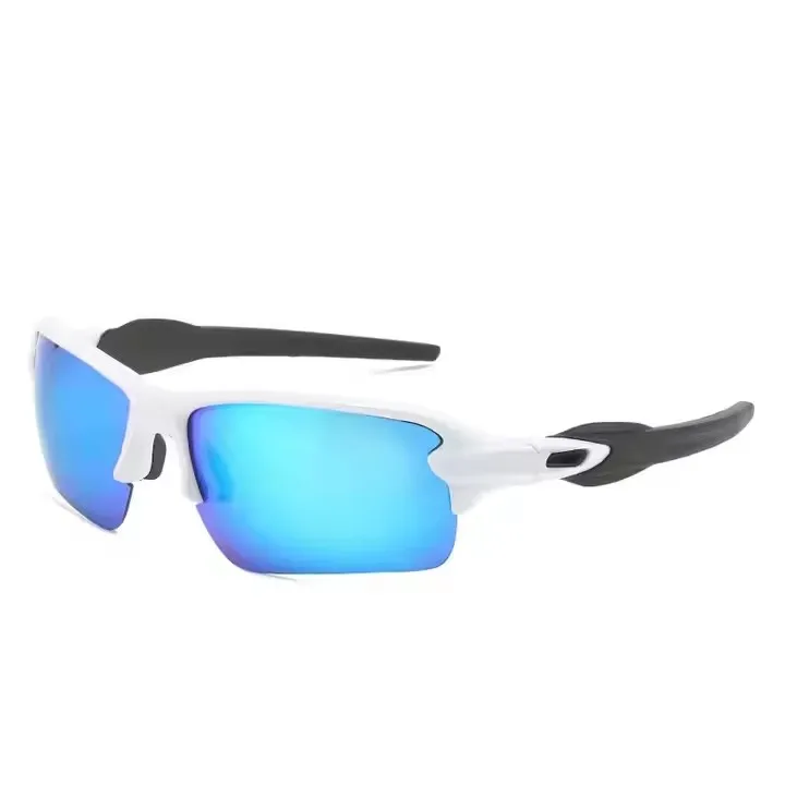 New Polarized Bicycle Glasses Half Frame Outdoor Colorful Real Film Sport Gafas De Sol Deportivas Dirt Bike Sunglasses