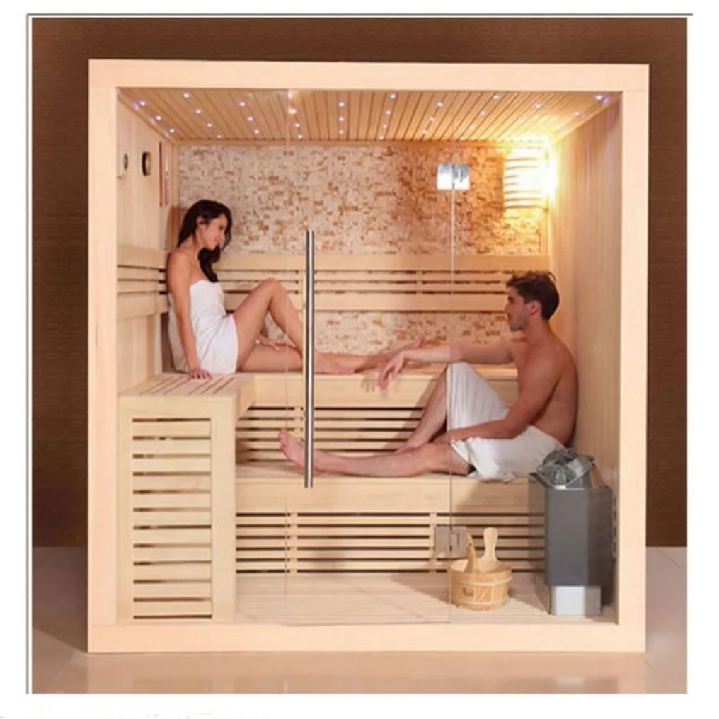 Hot sale personal wood steam sauna room for wholesale