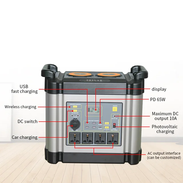 Europe New 2000W 5000W portable power station Lifepo4 21700 battery all in one outdoor home portable solar power generator