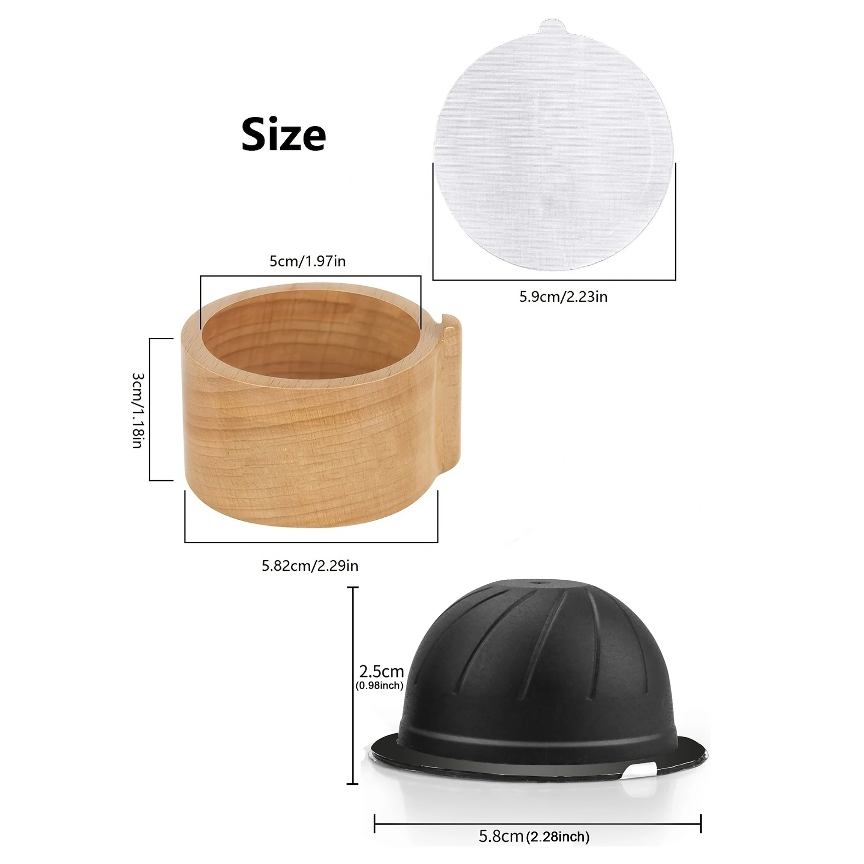 1 комплект лучшие продажи для магазинов сменный держатель кофейных капсул с крышкой из фольги многоразовые капсулы Nespresso Pods Vertuoline