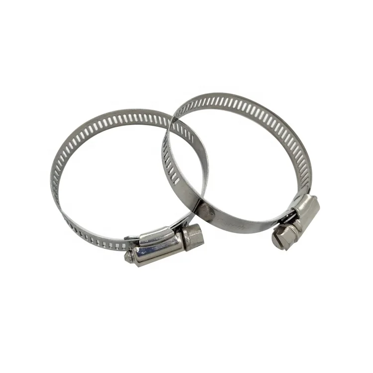 New products to sell iron and stainless steel america type clamp shipping from china nickle plated screw and housing