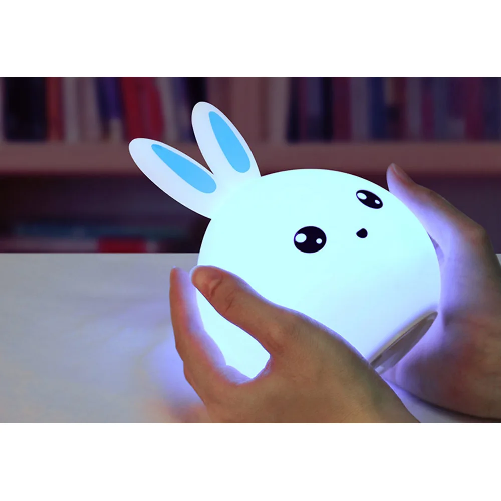 child bedside LED silicone night light Fish Tank garden illumination decoration RGB magnet remote control design