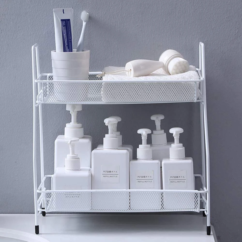 LINDON Cosmetic Spice Storage Rack Organizer Kitchen Bathroom Desk Organizer