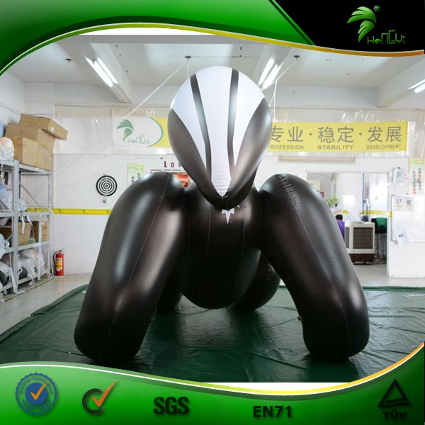 Черная надувная игрушка Skunk гигантская сексуальные