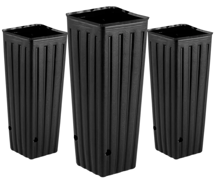 Mini Thermoforming Plastic Flower & Tree Pots Premium Planters for Outdoor & Indoor Use