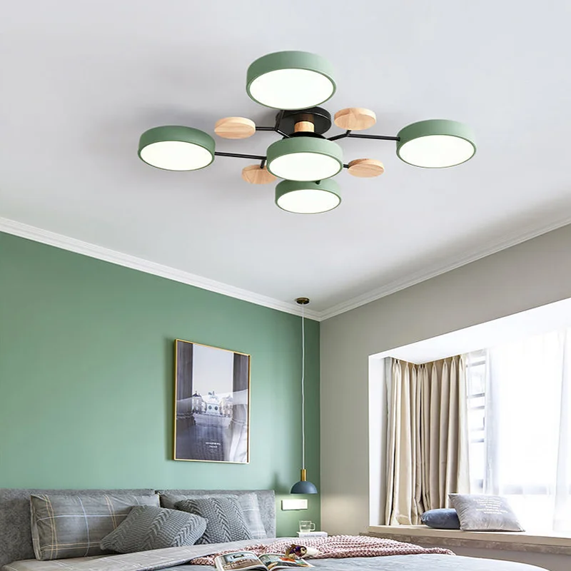 modern living room led ceiling lamp bedroom dining room lighting bathroom hotel chandelier factory direct sales