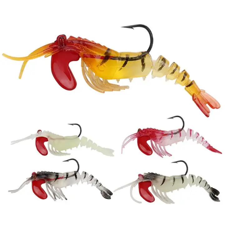 Rocklure Lead Head Soft Fishing Lure Silicone/Artificial Baits Swimbait