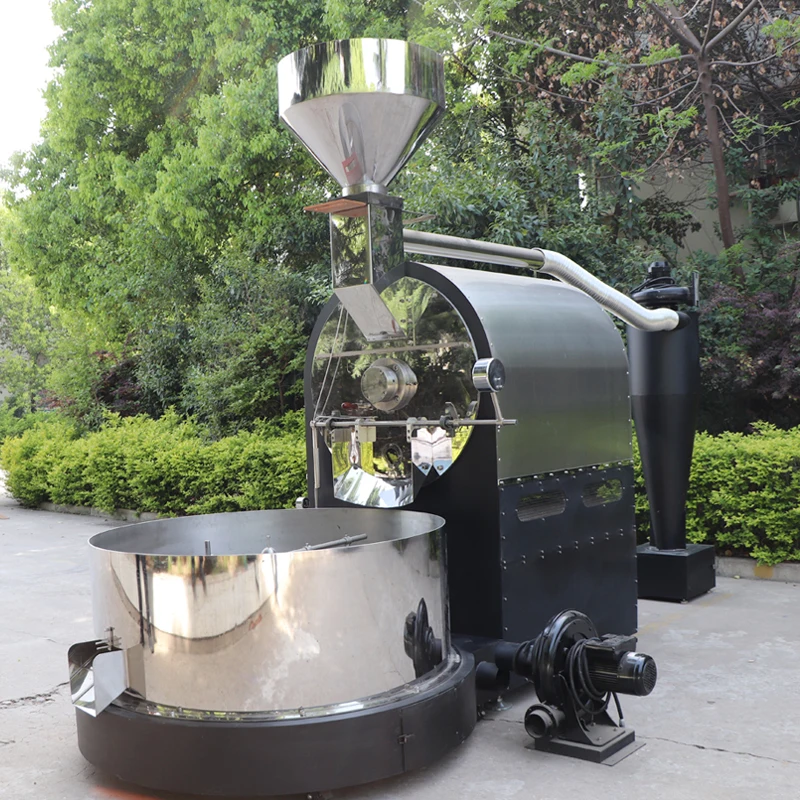 Idustrial 200kg 250kg 300kg Coffee bean hot air roaster/ LPG gas or nature gas heating mode