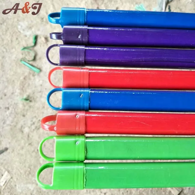 China factory wholesale High Quality sri lanka plastic broom 90cm-120cm Size broom handle Broom Sticks for clean room