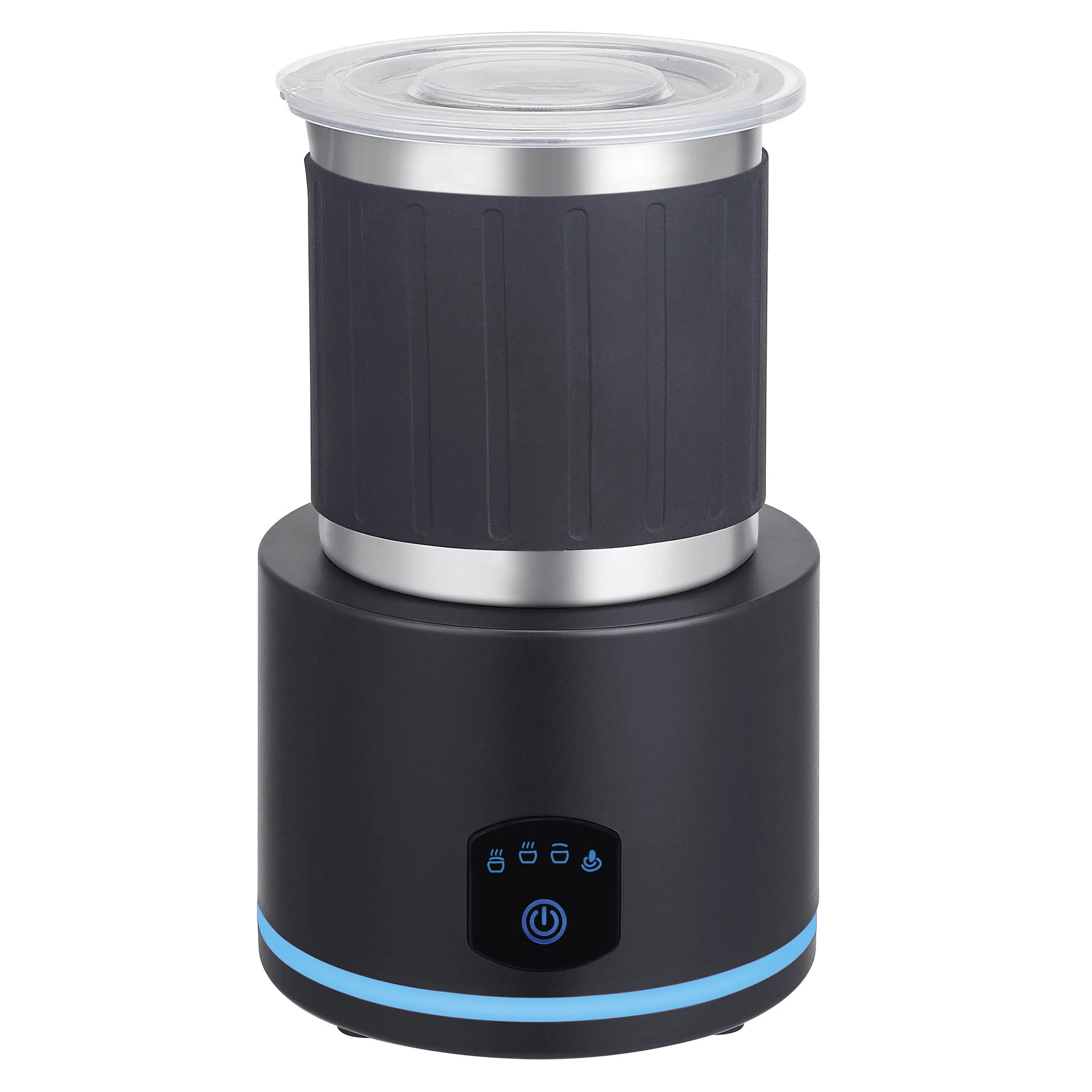 New design Black White Warm Milk Foamer Machine Coffee Milk Foam Maker Automatic Electric Milk Frother