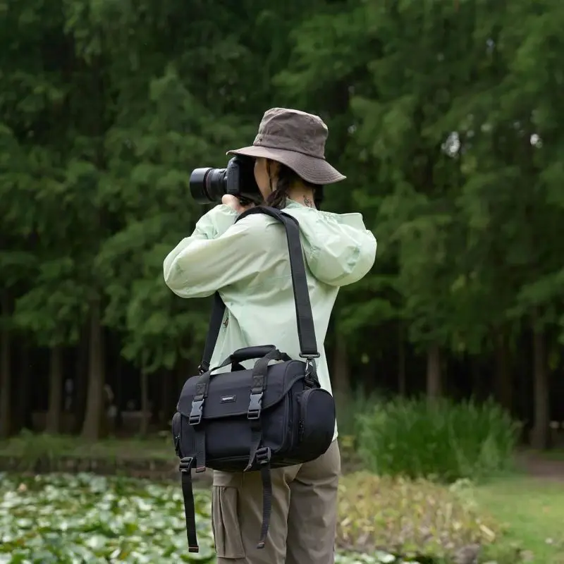 Free Sample Waterproof Camera Cross body Bag SLR/DSLR Cameras Lenses Shoulder Bags for Men