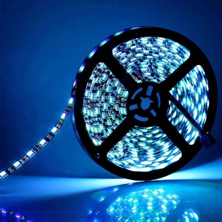 Лидер продаж 12 В 50 футов 15 м 5050 RGB музыкальная синхронизация меняющая цвет пульт дистанционного управления гибкая интеллектуальная светодиодная лента