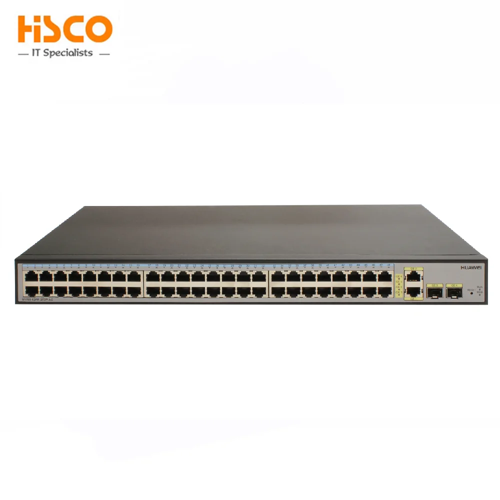 Оригинальный S5700-52X-PWR-LI-AC 02354218 для Huawei S5700-LI серии PoE коммутатор 48 x + 10/100/1000BASE-T порта 4 110GE программирования в производственных условиях порт
