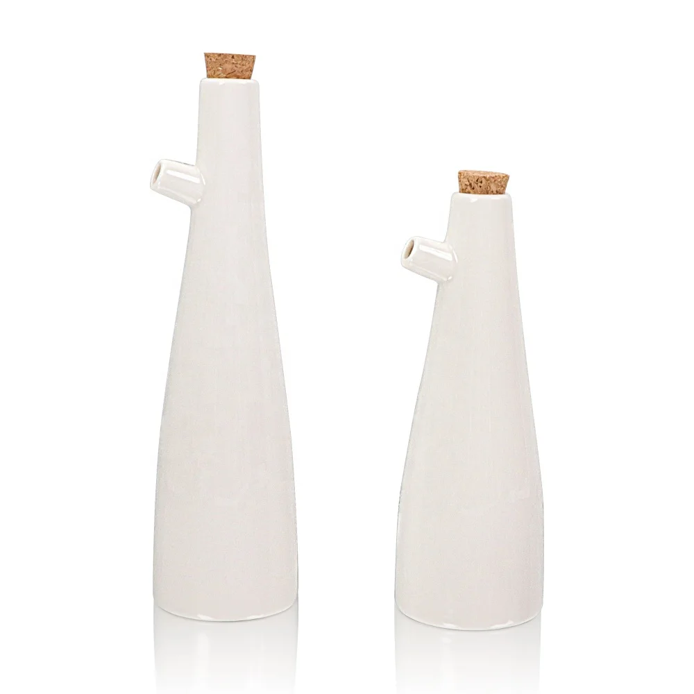 Ceramic Vinegar Porcelain Soy Sauce Vinegar Bottle Olive Oil Pot Seasoning Gravy Boats Kitchen Cooking Tools Storage Bottles