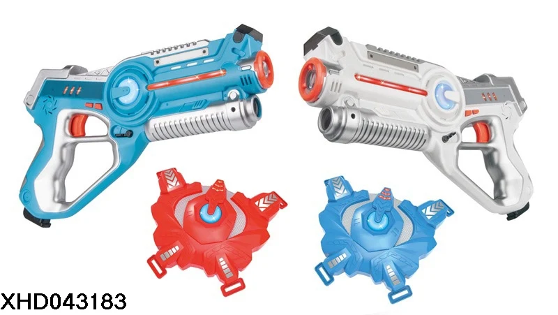 Minetoys Battle Short Laser Game Gun Set Laser Tag Gun Toy with Vest Toys Guns