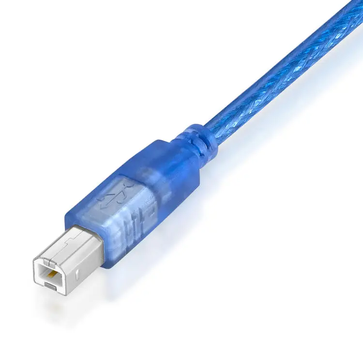 Pogo New Product Wholesale High Quality Blue 1m USB A Male To B Male Cable Scanner Printer Cable High Speed Transfer