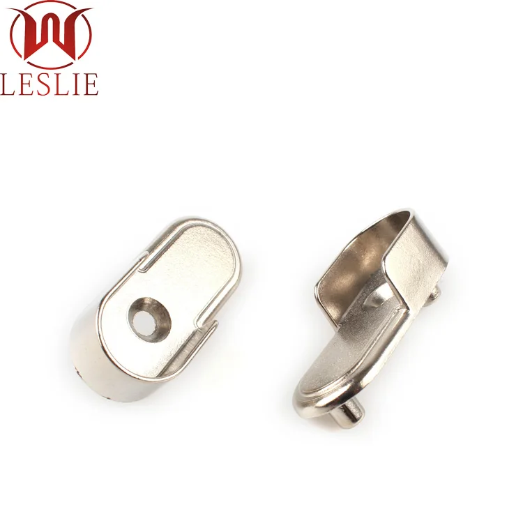 5mm Pins bracket Tube Holder Single Hole Two Dowel Wardrobe Tube End Support Zinc Alloy,zinc Alloy Wardrobe Hardware