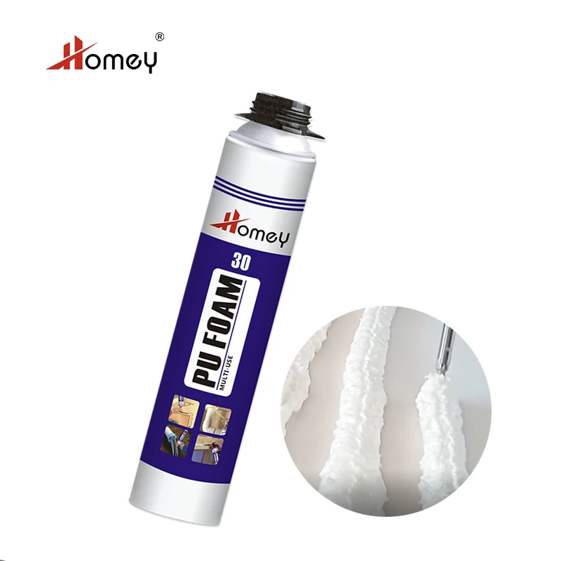 Homey Factory Russian PU Spray Foam Insulation Gun Exporters Polyurethane Foam