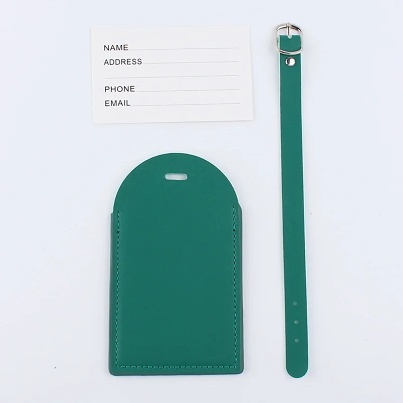 Hot Selling Travel Pu Leather Luggage Tag And Passport Holder Custom Passport Holder Set