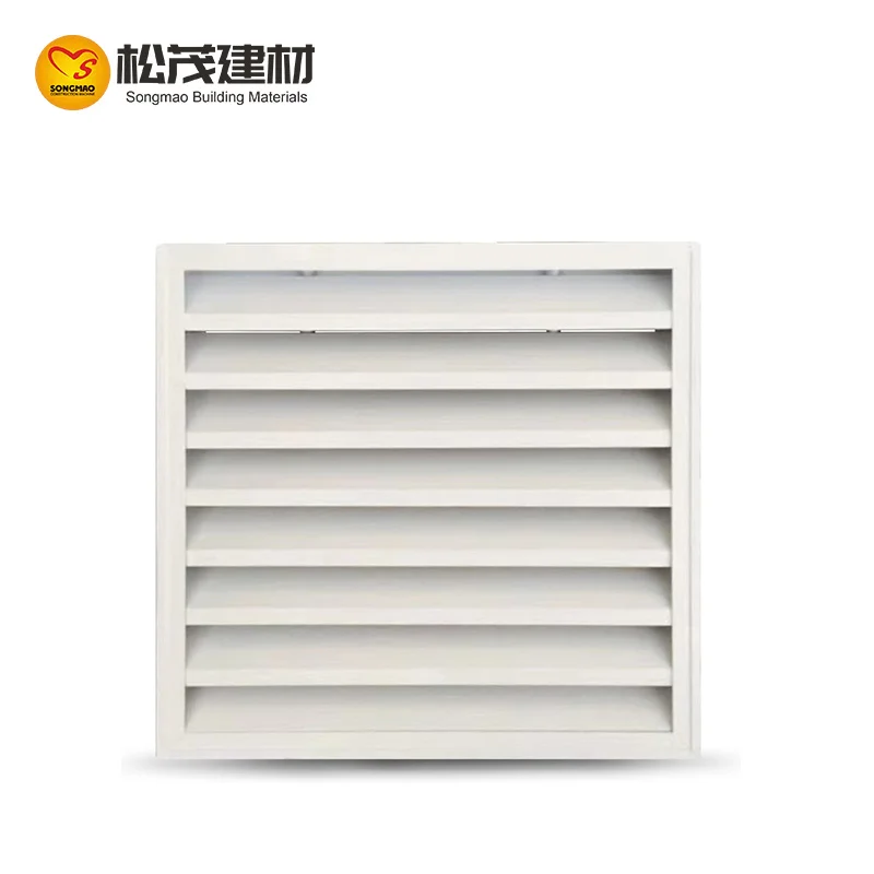 Louver Commercial Good Ventination Shutters for Window Hotsales Aluminum Horizontal Powder Coating Modern Air Ventilation CN;HEN