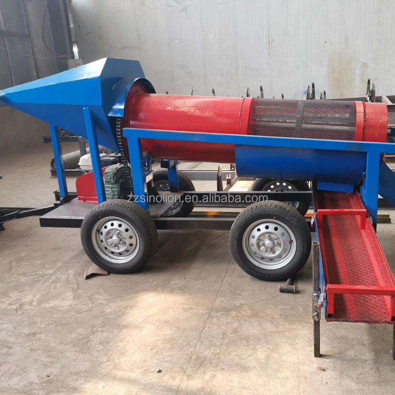 Small mobile trommel screen gold trommel screen gold washing and processing plant