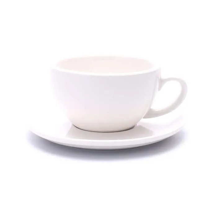  Кофейная чашка и блюдцо для бариста Coffeezone маленькая керамическая кофе с круглым дном капучино или двойного
