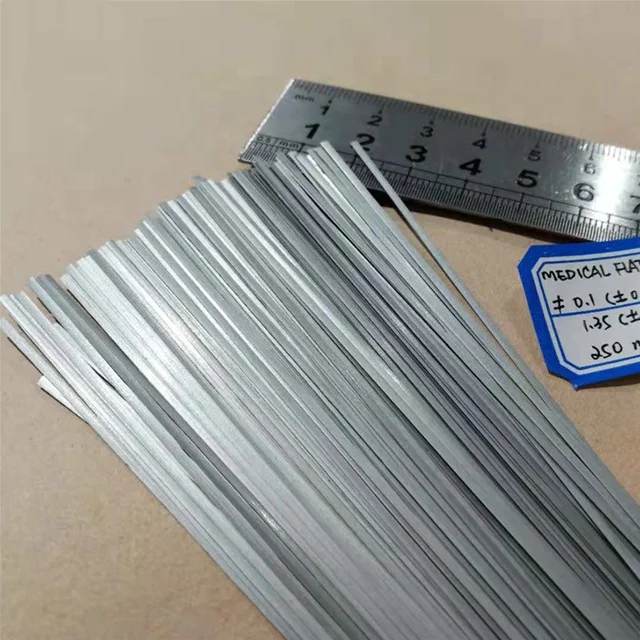 0.1-1mm Medical Nickel Titanium Alloy Nitinol Super Flexible Sheet