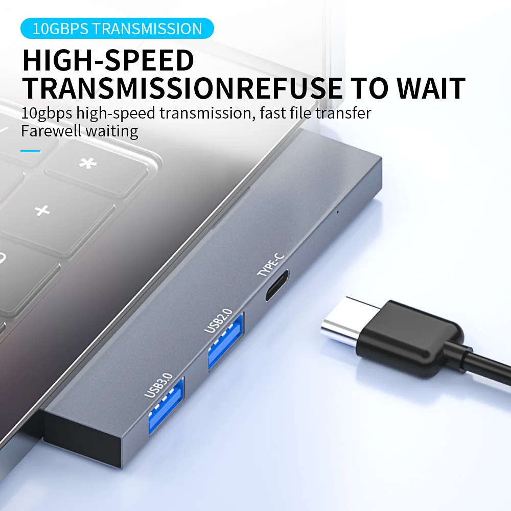 Good Price Three In One Type C Date Transmission Usb 3.0 Hubes Docking Station