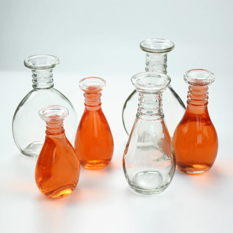 Factory Clear Glass Sand art Vase Glass Sand Painting Bottle 30ml 50ml 80ml 100ml 150ml