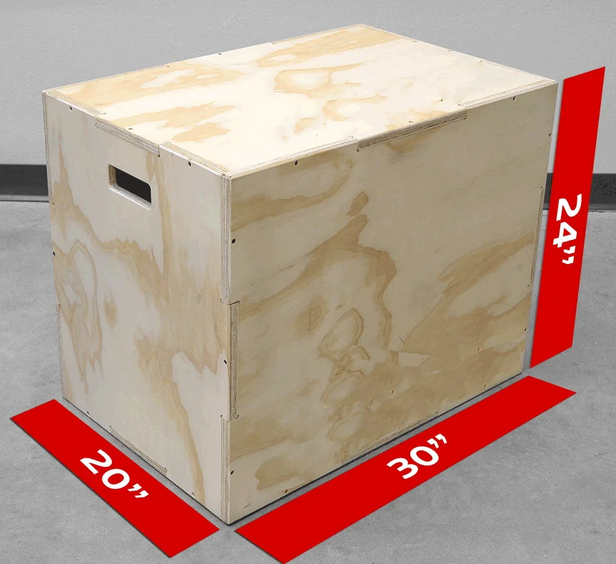 VIGFIT Custom Gymnastic power cross fit Exercise Equipment Fitness Plyo Wooden Plyometric Jump Box