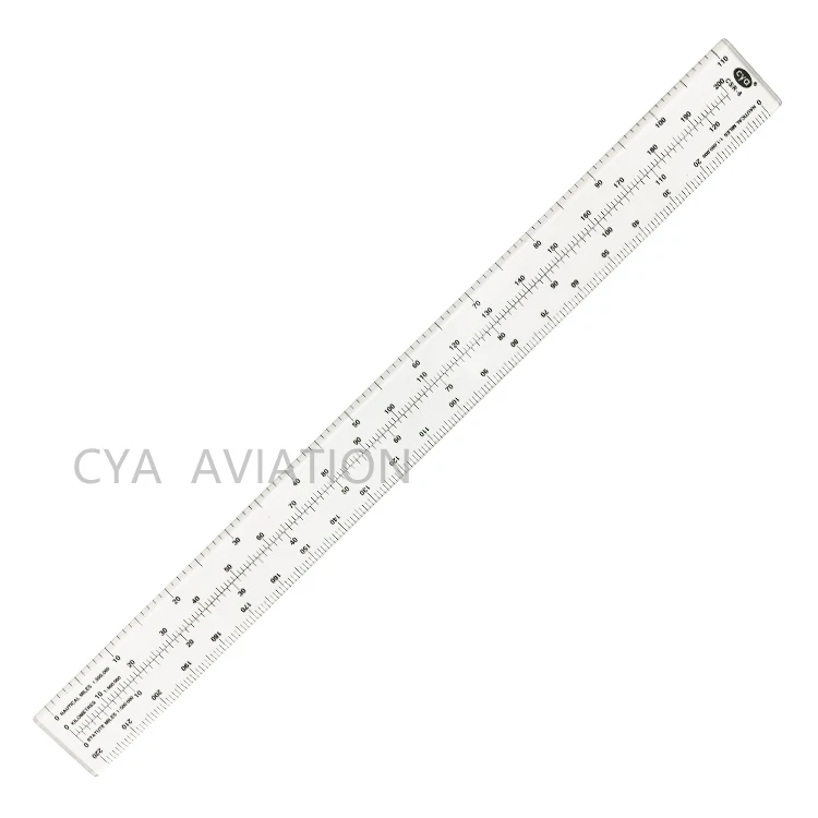 16 дюймов акриловое волокно прочный морских миль масштабная линейка для пилотов студент Европы Летающий школьный CSR-6