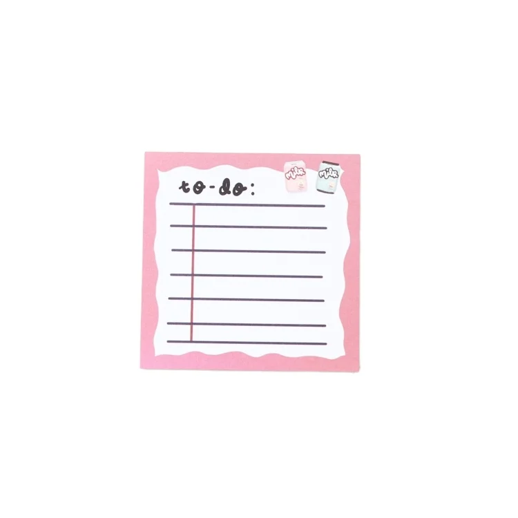Cute Kawaii Self-adhesive Memo Pad Sticky Notes Set Pad Stationery Supplies Sticky Notes Manufacturer