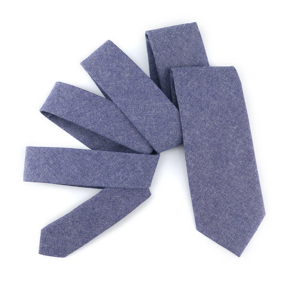 2021 оптовая продажа, мужской повседневный галстук синего и фиолетового цвета с индивидуальным логотипом, Модный хлопковый галстук