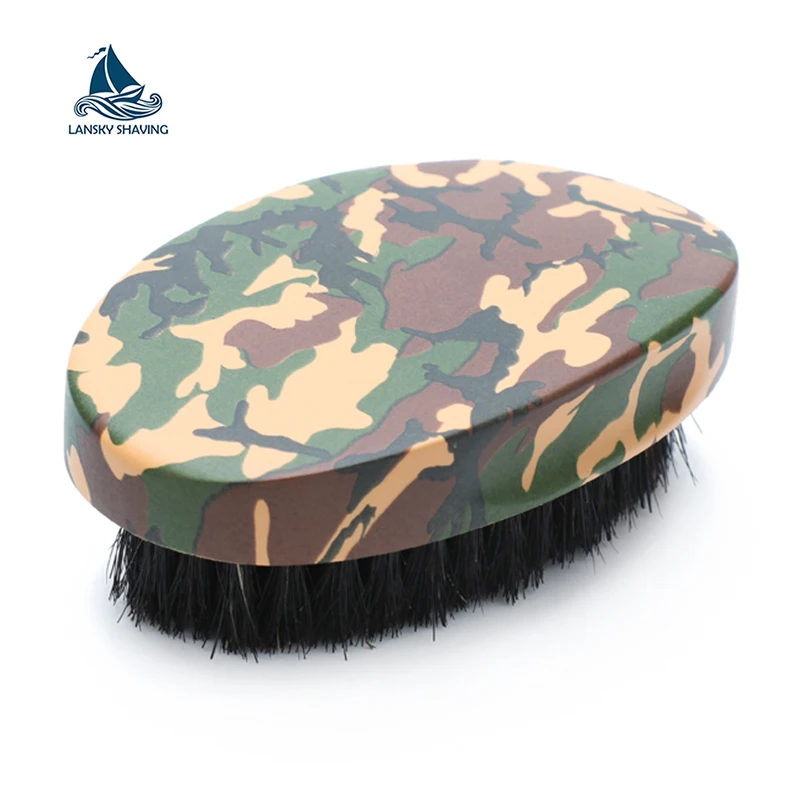 Camouflage Design Higher Quality Boar Bristle Beard Brushes