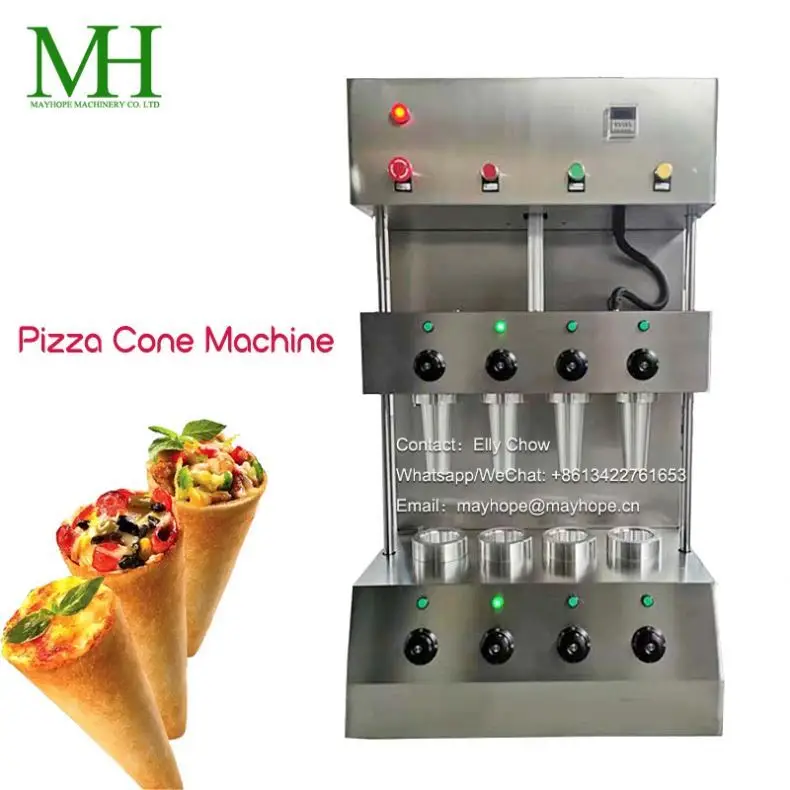 MAYHOPE  Industrial Crispy Waffle Ice Cream Horn Torch Cone Cup Making Machine Ice Cream Cone Machine for Sale