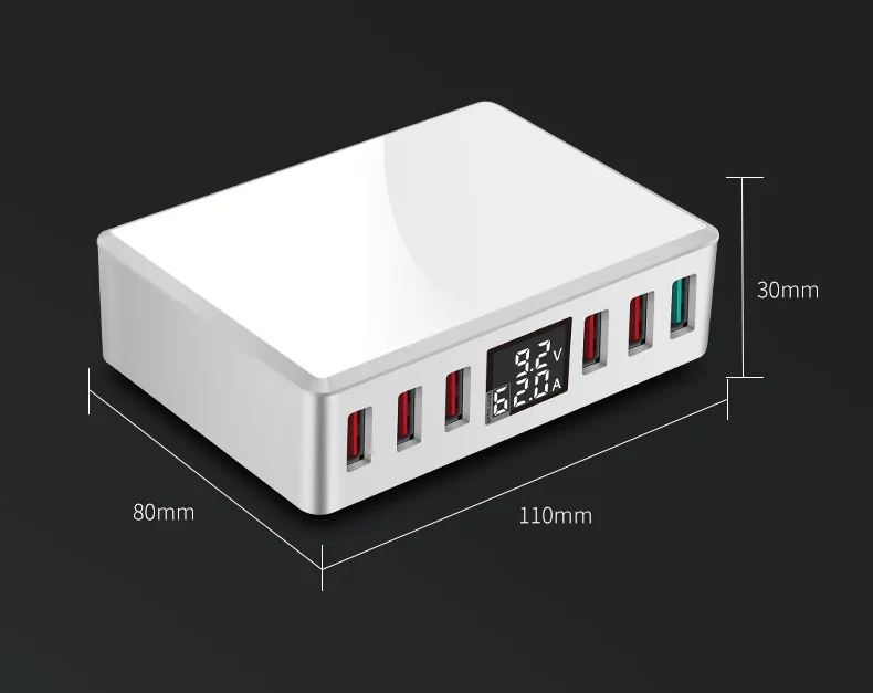 Быструю зарядку 6-портовое USB plug