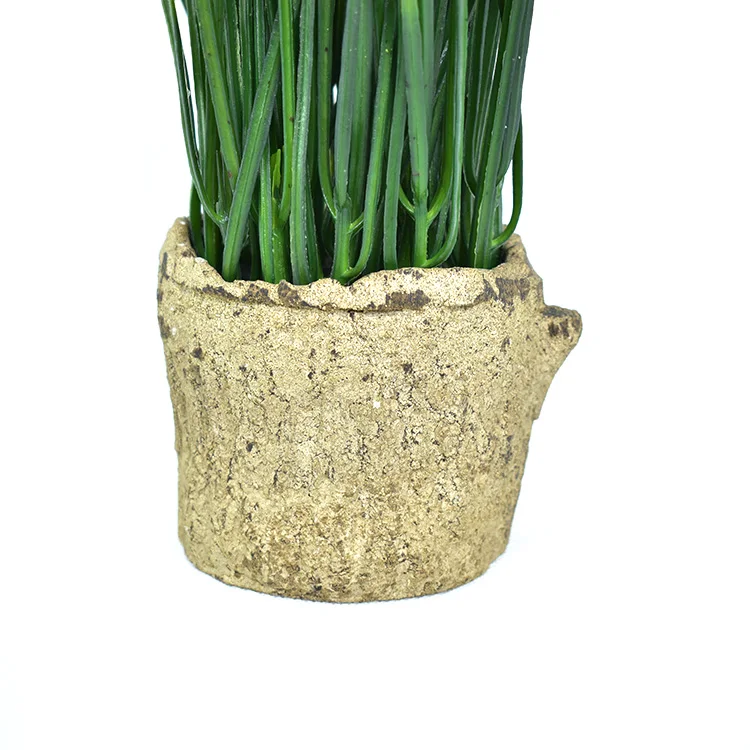 Artificial factory Plastic Green Shrubs Wheat Grass bonsai plant for sale MY823