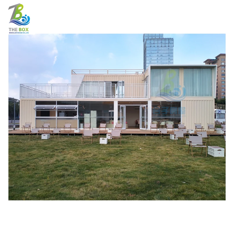 Prefab Custom Best Mobile Shipping Bar Coffee Shops Container Restaurant 20ft 40ft Modular House Homes