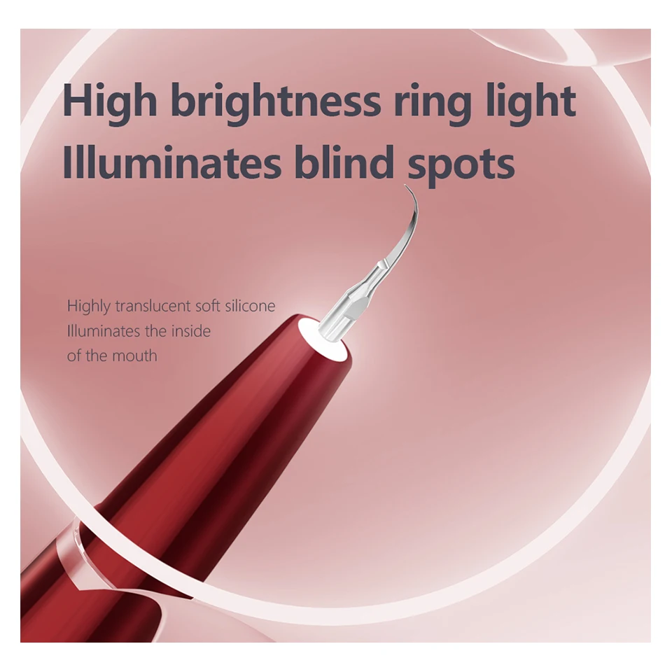 Home Use Dental Portable Ultrasonic electric tools sonic tooth dental scaler for dental calculus plaque remover tartar removers