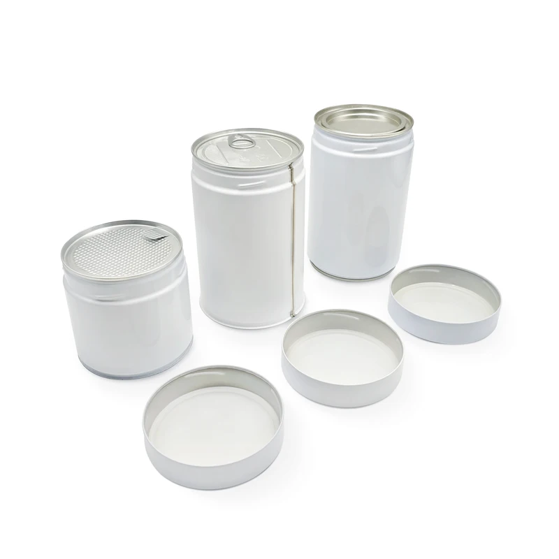 Custom High Quality Multi Colored Food Grade Tin Can For Matcha Coffee Metal Canister Packaging Spice Tea Storage Cans