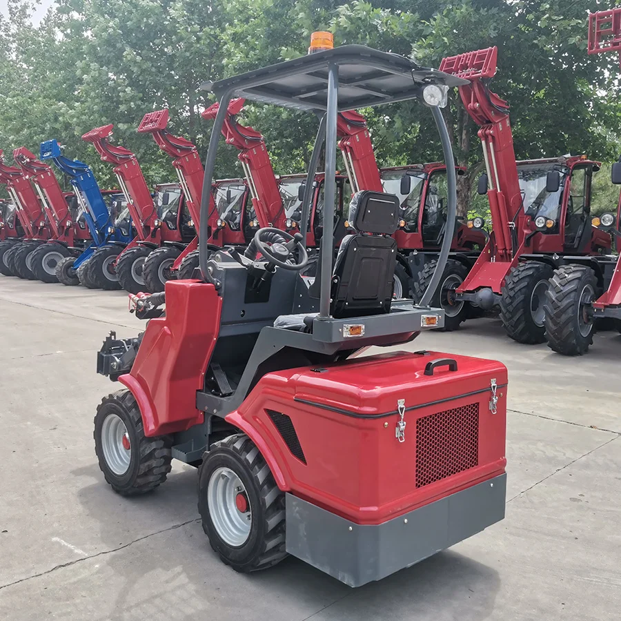 Factory Price 4Wd Full Electric Drive Mini Front End Loader DY620E Telescopic Wheel Loader